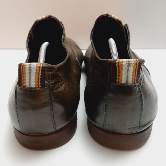 BARRATS 1890 \ Driving Slip-On Loafer Leather Shoes Deep Green Men's Sz US 8.5 - Picture 11 of 16